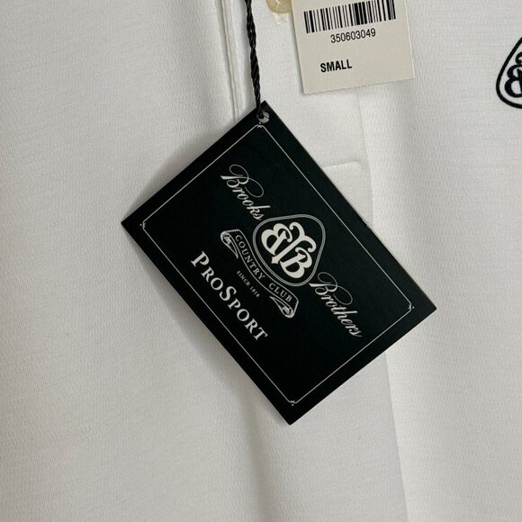 NWT Brooks Brothers Country Club ProSport Polo Shirt Short Sleeve Size Small - Picture 3 of 8